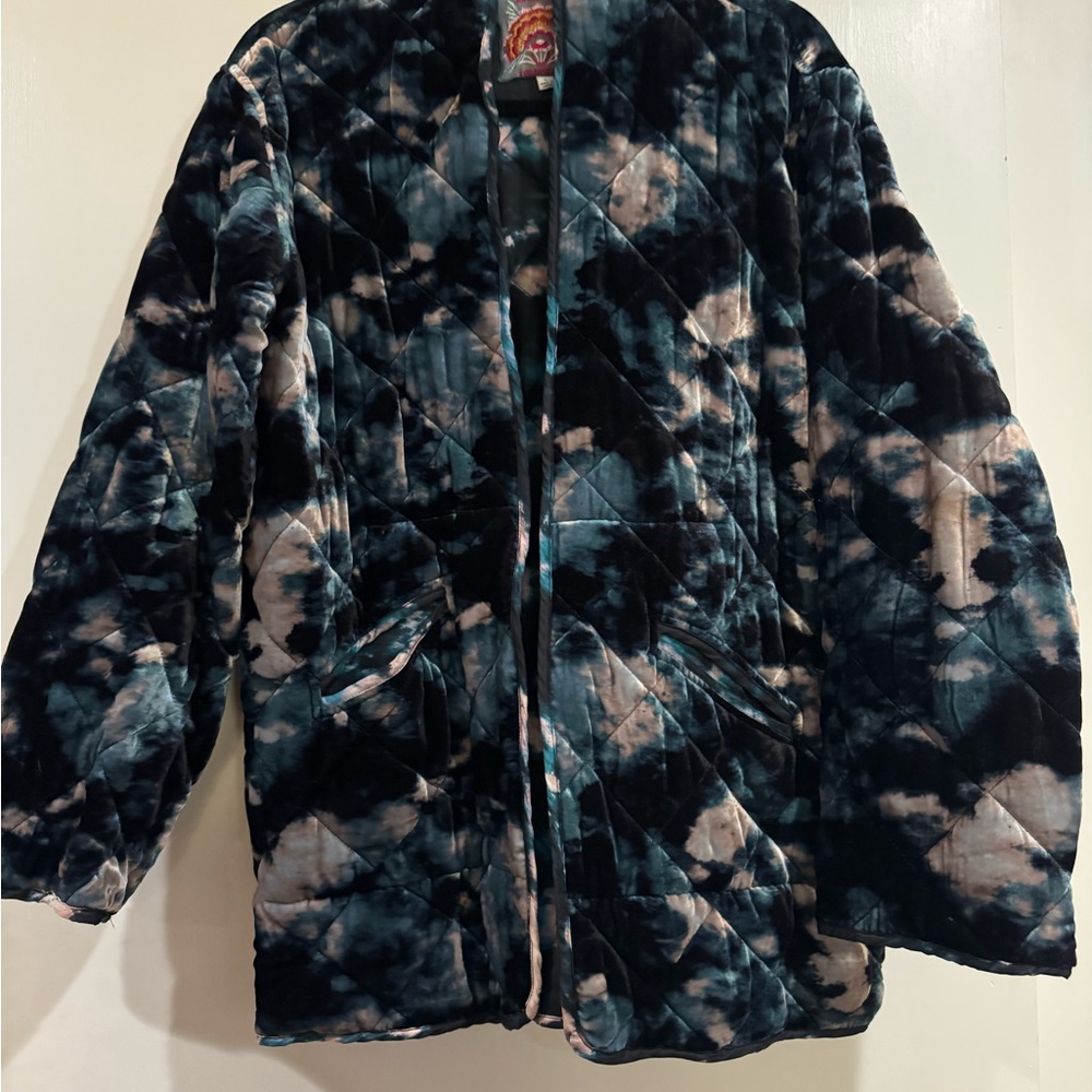 Johnny Was Tie-Dye Smoking Jacket